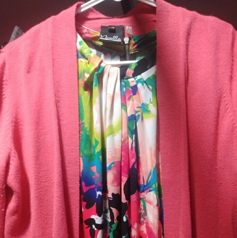 Pinky/Coral Cardigan